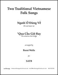 Qua Cau Gio Bay SATB choral sheet music cover Thumbnail